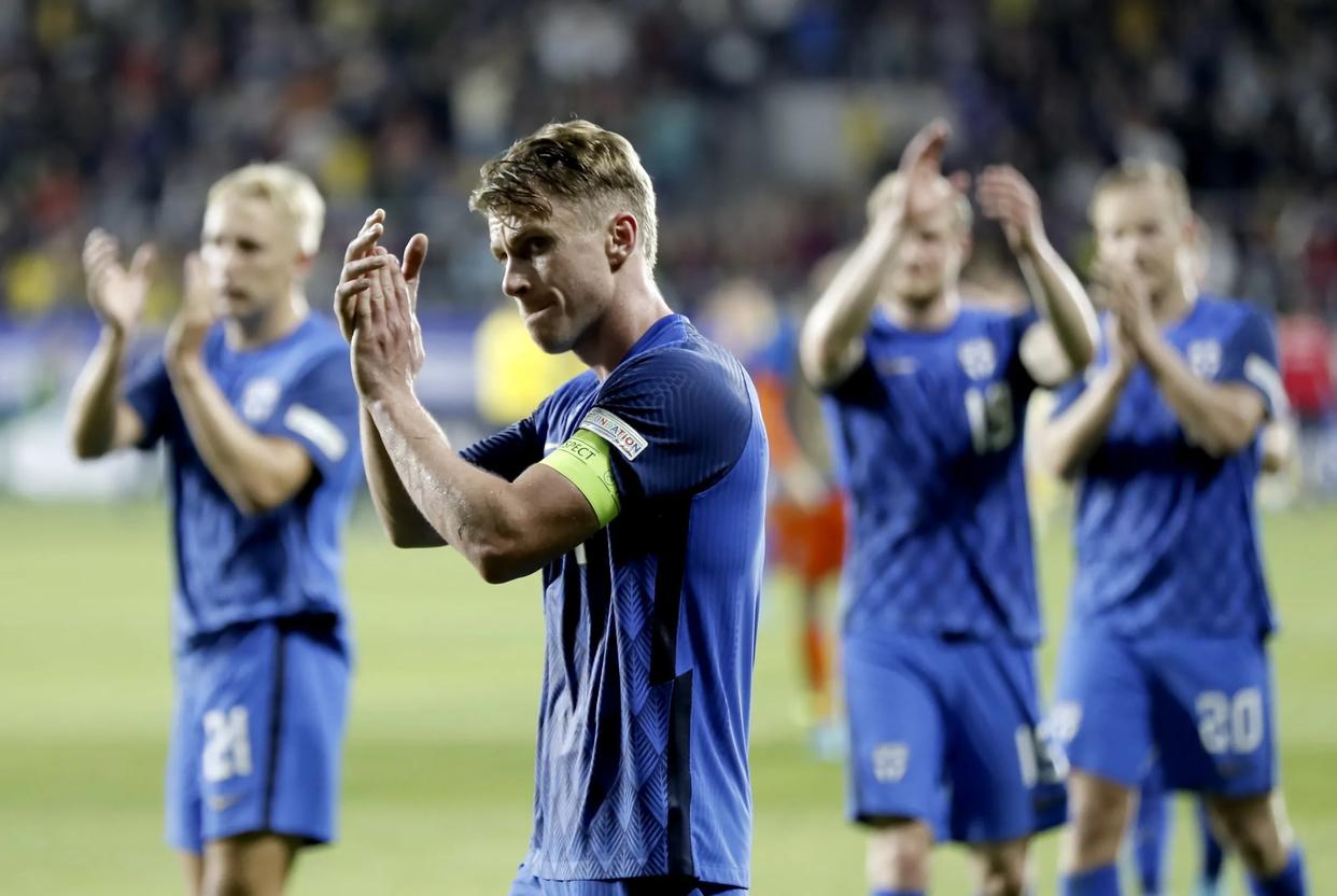 芬兰队在客场惨败,形势严峻 芬兰队在客场惨败,形势严峻